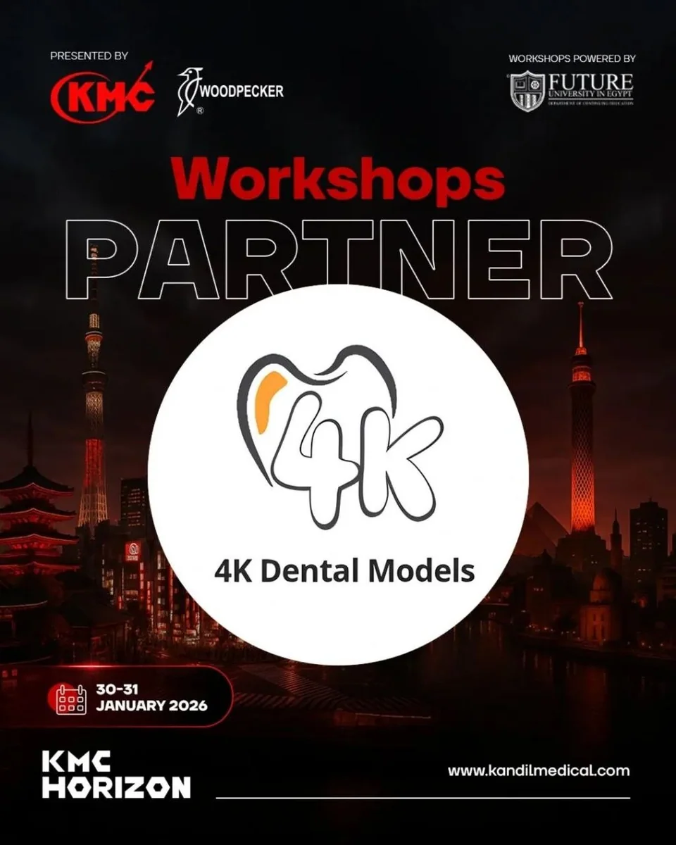 KMC Horizon announcement naming 4K Dental Models as workshops partner